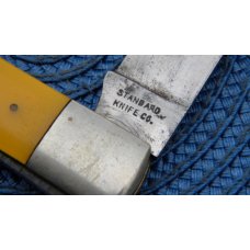 Standard Knife Co. (Case Family Brand) Yellow Folding Hunter Coke Bottle Knife
