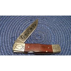 Browning Japan Auto - 5 Commemorative Cocobolo Wood Lockback Knife in Box Browning Japan Auto - 5 Commemorative Cocobolo Wood Lockback Knife in Box