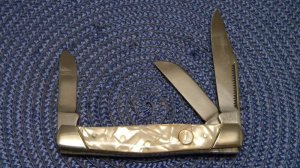 John Primble Belknap Inc. (Boker) Cracked Ice 5371 ☆ Stockman Knife c.1968-1985