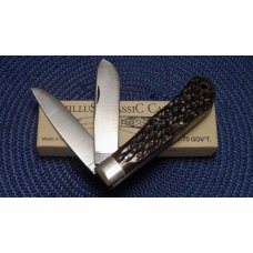 Camillus NY USA CCC-1 Bone Classic Cartridge Bone 45-70 GOV'T Jumbo Trapper Knife in Box Camillus NY USA CCC-1 Bone Classic Cartridge Bone 45-70 GOV'T Jumbo Trapper Knife in Box