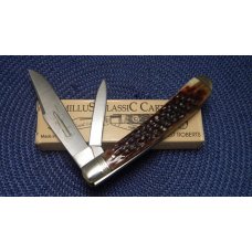 Camillus NY USA CCC-4 Bone Classic Cartridge Bone .257 ROBERTS Banana Trapper Knife in Box Camillus NY USA CCC-4 Bone Classic Cartridge Bone .257 ROBERTS Banana Trapper Knife in Box