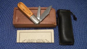 Russell USA Commemorative Issue 1875-1975 Delrin Barlow Knife in Cedar Box