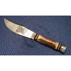 Robt Klass Solingen Germany Kissing Crane Stag KC6 Mountain Sheep Fixed Blade Sheath Knife Robt Klass Solingen Germany Kissing Crane Stag KC6 Mountain Sheep Fixed Blade Sheath Knife