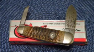 Case USA 1989 NKCA Club Knife ROG 62070 SS Rogers Bone Large Sleeveboard in Box