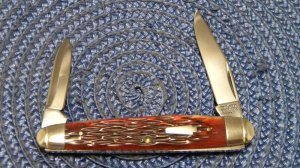 Schatt & Morgan Titusville PA. 1991 Bone 042103 Serpentine Knife