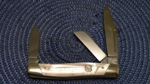 John Primble Belknap Inc. USA Imitation Pearl 5371 Stockman Knife c.1968-1985