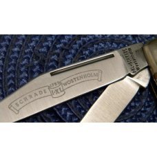Schrade Wostenholm IXL Sheffield England Bone Stockman Knife Schrade Wostenholm IXL Sheffield England Bone Stockman Knife