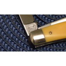Schrade NY USA Yellow 881Y Stockman Knife Schrade NY USA Yellow 881Y Stockman Knife
