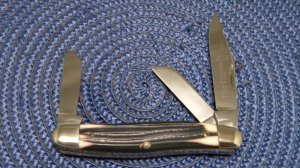 Queen Steel #61 Imitation Winterbottom Bone Stockman Knife c.1960's