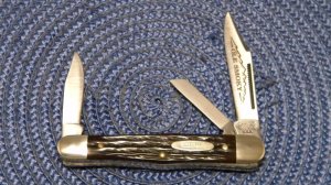 Camillus New York USA #72 Bone Ole Smoky Whittler Knife