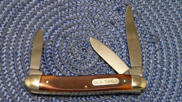 John Primble Belknap Inc. USA Delrin 934 Old Timer Stockman Knife c.1968-1985 John Primble Belknap Inc. USA Delrin 934 Old Timer Stockman Knife c.1968-1985