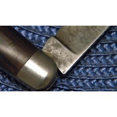Worcester Knife Co. Ebony Wood Hawkbill Pruner Knife Worcester Knife Co. Ebony Wood Hawkbill Pruner Knife