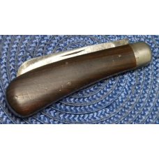 Worcester Knife Co. Ebony Wood Hawkbill Pruner Knife Worcester Knife Co. Ebony Wood Hawkbill Pruner Knife
