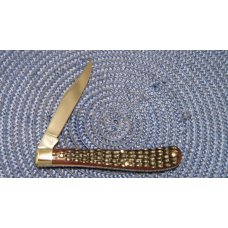 Case XX USA 3 Dot (1977) Delrin 61048 Slimline Trapper Farmers Jack Knife Case XX USA 3 Dot (1977) Delrin 61048 Slimline Trapper Farmers Jack Knife