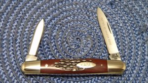 Case XX Stainless USA 3 Dot (1977) Delrin 06263 Tested XX Razor Edge Eisenhower Pen Knife