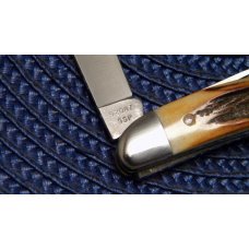 Case XX Stainless USA 4 Dot (1976) Stag 52087 SSP Razor Edge 2 Blade Stockman Knife Case XX Stainless USA 4 Dot (1976) Stag 52087 SSP Razor Edge 2 Blade Stockman Knife