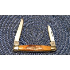 Case XX Stainless USA 4 Dot (1976) Stag 5233 SS Razor Edge 2 Blade Pen Knife Case XX Stainless USA 4 Dot (1976) Stag 5233 SS Razor Edge 2 Blade Pen Knife