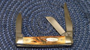 Case XX SS USA 4 Dot (1986) Second Cut Stag 53033 Little Stockman Knife