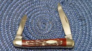 Case XX USA 4 Dot (1976) Bone 62109X Baby Copperhead Knife