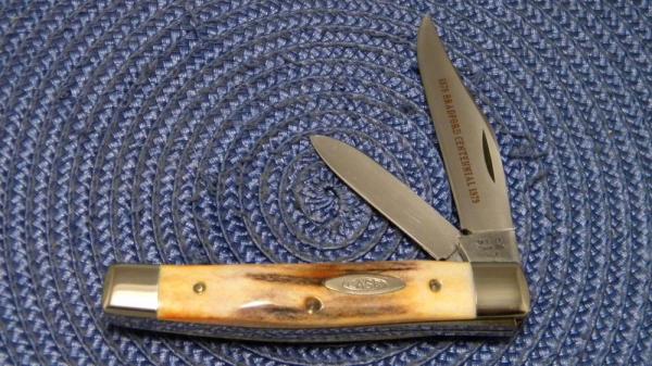 Case XX Stainless USA 1 Dot (1979) Bradford Centennial Stag 5292 SSP Jack Knife