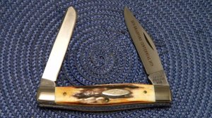 Case XX Stainless USA 1 Dot (1979) Bradford Centennial Stag 5275 SP SSP Moose Knife
