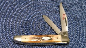 Case XX Stainless USA 2 Dot (1978) Stag Red Etch 52087 SSP Jack Knife