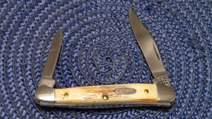 Case XX Bradford PA USA 1991 Stag 52109XX SS Baby Copperhead Knife