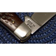 Case XX USA 9 Dot (1981) Laminated Wood 61011 Hawkbill Pruner Knife Case XX USA 9 Dot (1981) Laminated Wood 61011 Hawkbill Pruner Knife