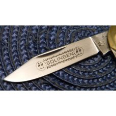 Robt Klaas Kissing Crane Solingen Germany Yellow 3026 Copperhead Knife (XVII) c.1978