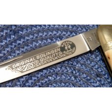 Kissing Crane Robt Klass Solingen Germany Stag 3235 Whittler Knife (XVIII) c.1979 Kissing Crane Robt Klass Solingen Germany Stag 3235 Whittler Knife (XVIII) c.1979