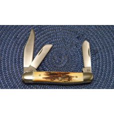 Case XX Stainless USA 2 Dot (1978) Stag 5347 HP SSP Red Etch Stockman Knife Case XX Stainless USA 2 Dot (1978) Stag 5347 HP SSP Red Etch Stockman Knife
