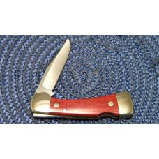 Western USA 513 G Wood Lockback Knife in Box c.1983 Western USA 513 G Wood Lockback Knife in Box c.1983