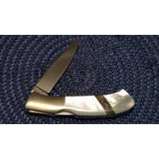 Browning Japan Model 308 Pearl and Abalone Lockback Knife in Box Browning Japan Model 308 Pearl and Abalone Lockback Knife in Box