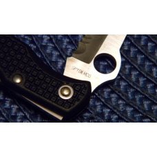 Spyderco Seki Japan LBK II Serrated Sheepfoot Ladybug Tactical Lockback Knife in Box Spyderco Seki Japan LBK II Serrated Sheepfoot Ladybug Tactical Lockback Knife in Box