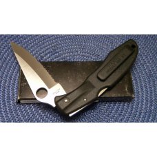 Spyderco AUS-8 Stainless Seki-City Japan C10SBK Endura Tactical Lockback Knife in Box Spyderco AUS-8 Stainless Seki-City Japan C10SBK Endura Tactical Lockback Knife in Box