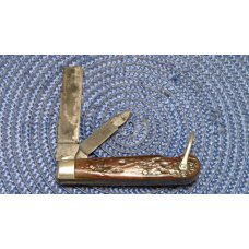 W.R. Case & Sons Bradford PA 6202 SH R, F, LP Rogers Bone WWI WW1 Military Knife