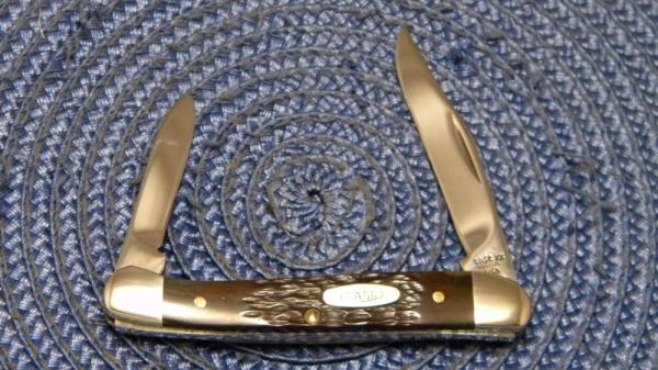 Case XX USA 7 Dot (1983) Bone 62109X New Grind Baby Copperhead Knife Case XX USA 7 Dot (1983) Bone 62109X New Grind Baby Copperhead Knife