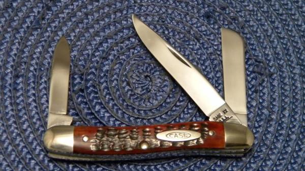 Case XX USA 9 Dot (1971) Bone 6318 HE Stockman Knife Case XX USA 9 Dot (1971) Bone 6318 HE Stockman Knife