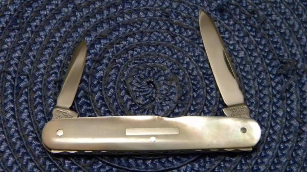 Ibberson Sheffield England Stainless Steel Pearl 2 Blade Pen Knife Ibberson Sheffield England Stainless Steel Pearl 2 Blade Pen Knife
