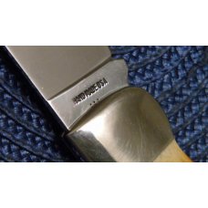Case XX Hand Made USA 3 Dot (1977) Stag 5172 SSP Blue Scroll Clasp Knife Case XX Hand Made USA 3 Dot (1977) Stag 5172 SSP Blue Scroll Clasp Knife
