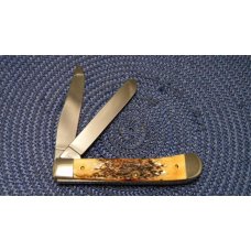 Case XX USA 5 Dot (1995) Stag 5254 Trapper Knife North Star Blade Collectors 1 of 100 Case XX USA 5 Dot (1995) Stag 5254 Trapper Knife North Star Blade Collectors 1 of 100