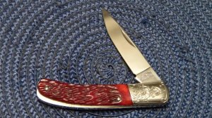 Cattaraugus K.C.C. CM-17 Japan (A.G. Russel) Bone Locking Blade Knife