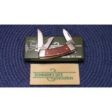 Schrade + USA C628 Wood 3rd Generation Stockman Knife in Box Schrade + USA C628 Wood 3rd Generation Stockman Knife in Box