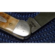 Case XX USA 1 Dot (1989) ROG62131 D Rogers Bone Damascus Canoe Knife Case XX USA 1 Dot (1989) ROG62131 D Rogers Bone Damascus Canoe Knife