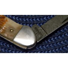 Case XX USA 1 Dot (1989) ROG62131 D Rogers Bone Damascus Canoe Knife Case XX USA 1 Dot (1989) ROG62131 D Rogers Bone Damascus Canoe Knife