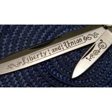 Parker Cut. Co. Hand Made Japan Bone EK-8 Folding Lockback Bowie Knife in Box Parker Cut. Co. Hand Made Japan Bone EK-8 Folding Lockback Bowie Knife in Box