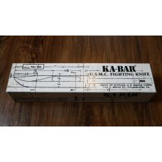 KA-BAR Olean, NY USA 1217 USMC Fighting Knife & Leather Sheath in Box KA-BAR Olean, NY USA 1217 USMC Fighting Knife & Leather Sheath in Box