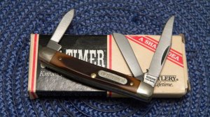 Schrade USA 108OT Delrin Junior Stockman Knife in Box