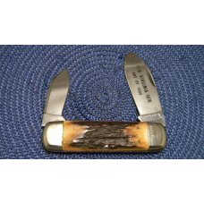 Taylor Cutlery Kingsport, Tenn. (Japan) Stag Virginia Bicentennial Elephant Toe Knife c.1976 in Box Taylor Cutlery Kingsport, Tenn. (Japan) Stag Virginia Bicentennial Elephant Toe Knife c.1976 in Box