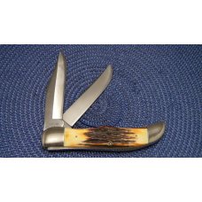 Case XX USA 4 Dot (1976) Stag 5265 SAB SSP Razor Edge Folding Hunter Knife Case XX USA 4 Dot (1976) Stag 5265 SAB SSP Razor Edge Folding Hunter Knife